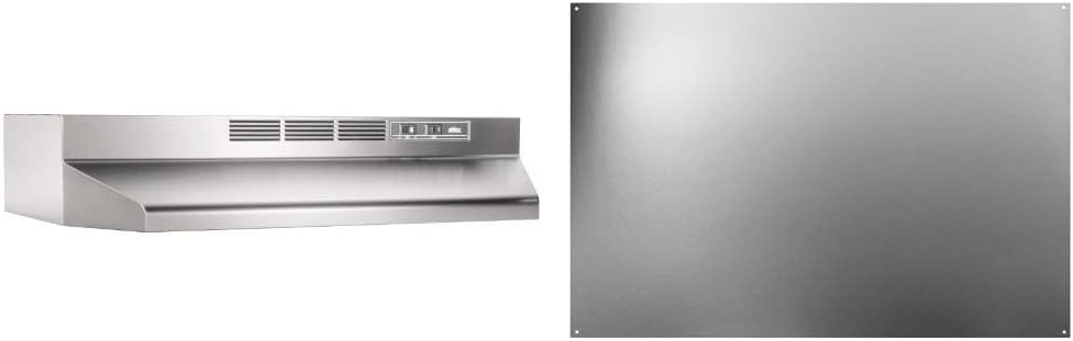 Non-Ducted Under-Cabinet Range Hood Insert, 24-Inch, Stainless Steel O7548