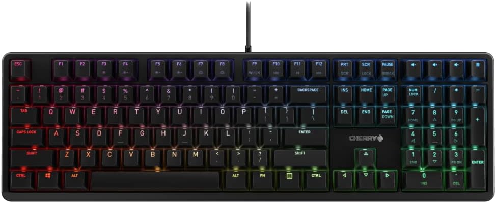 RGB Mechanical Keyboard with MX Red Silent Key switches J555