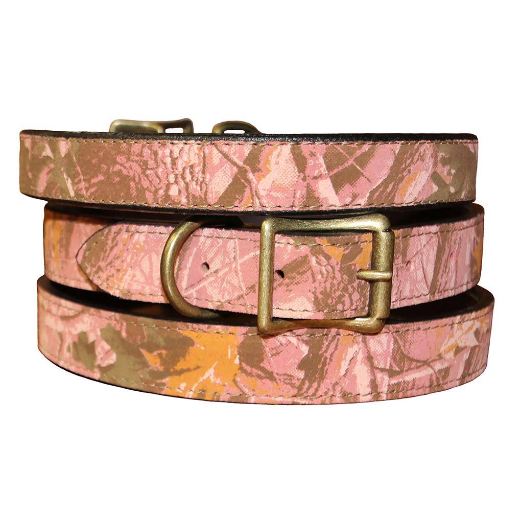 Pink Camo Dog Collar Large 1'' Width x 18'' Length G5670