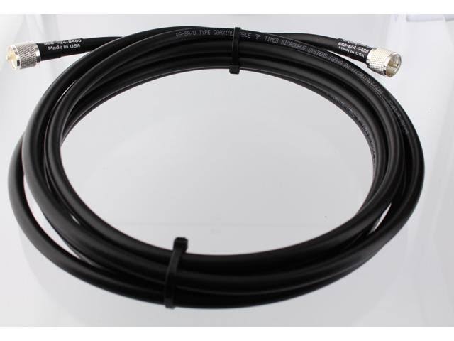 USA Made RG-213/U Coaxial Cable with UHF PL259 Connector O953