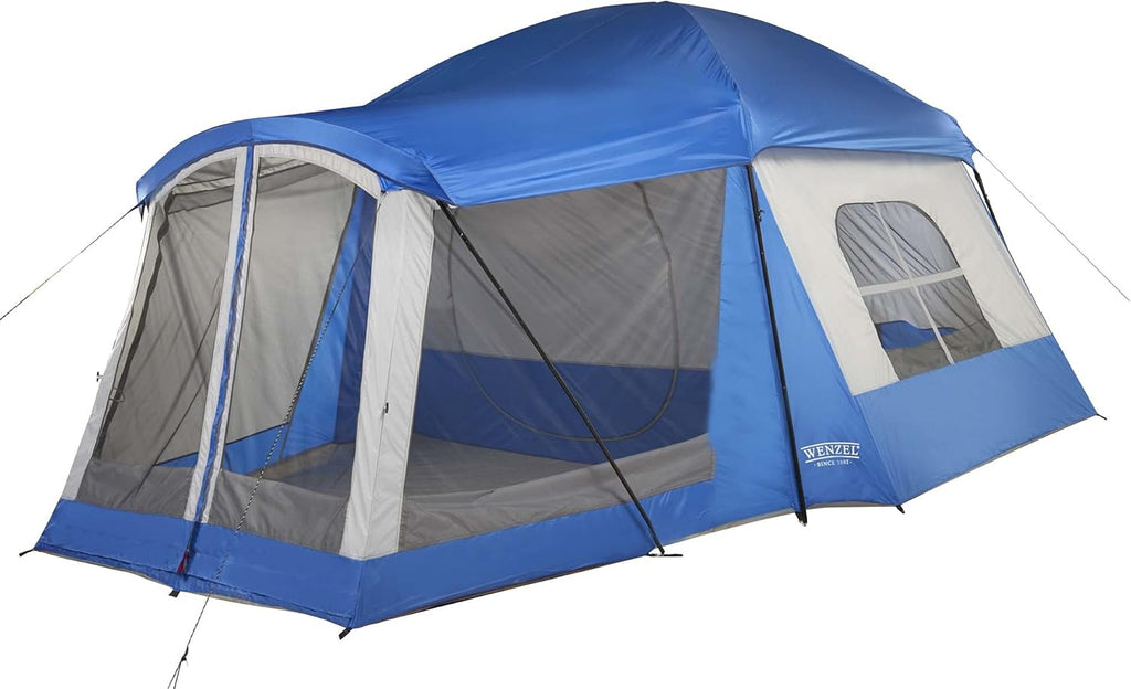 8 Person Water Resistant Tent with Screen Room I2810