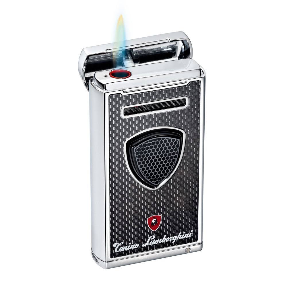 Black Carbon Fiber Torch Flame Lighter U97186