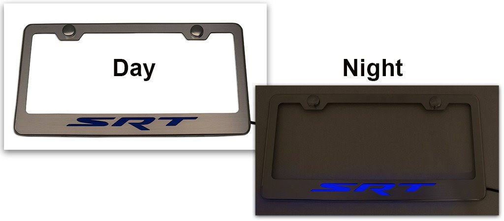 White Rear Tag Frame M3409