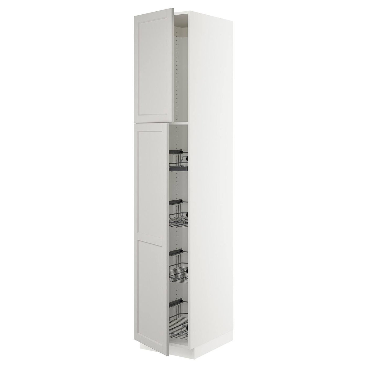 High Cabinet with Door and Wire Baskets E827706