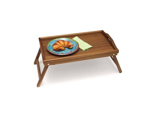 Acacia Bed Tray with Folding Legs O8512