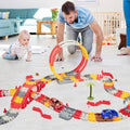 212Pcs Flexible Race Car Track Set I70498