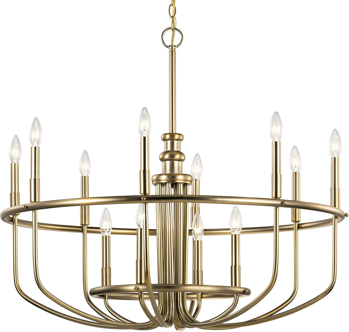 12 Light Chandelier in Classic Bronze O319