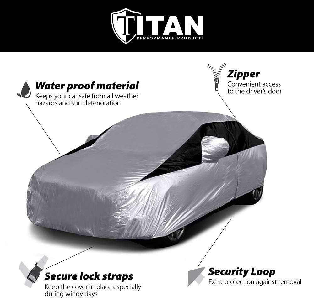Lightweight Poly 210T Car Cover for Compact Sedans C7067