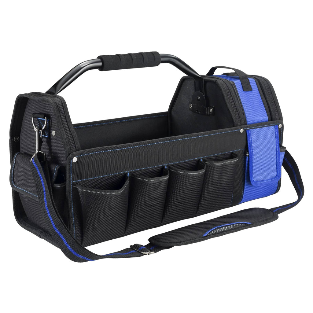 20 inch 16 Pocket Tool Tote Steel Handle Removable Tool Caddy M151830