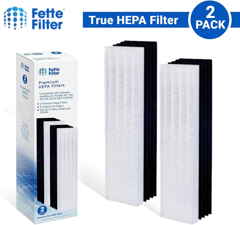 2 HEPA Filters & 8 Carbon Pre Filters Q24937