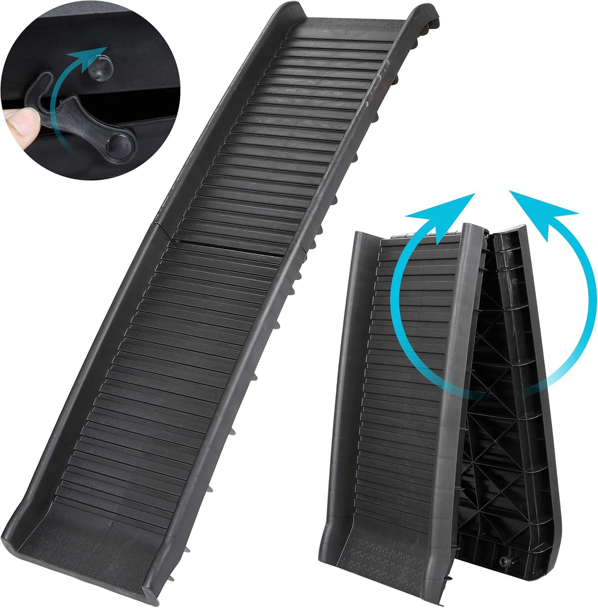 62 Inches Portable Folding Pet Ramp T674657