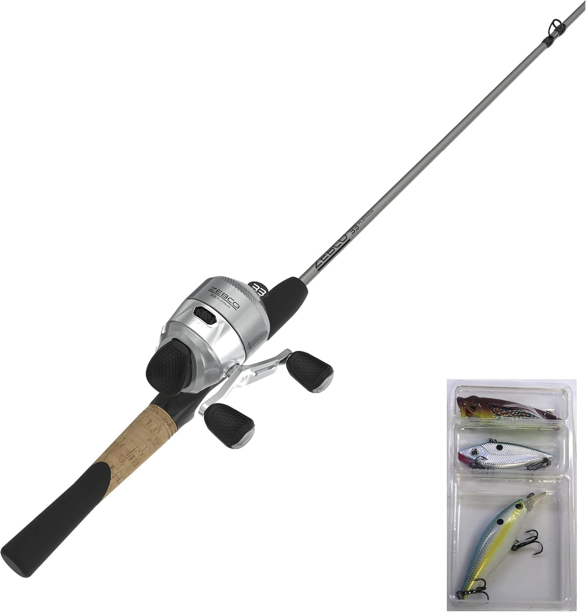 Spincast Reel and Fishing Rod Combo E3751