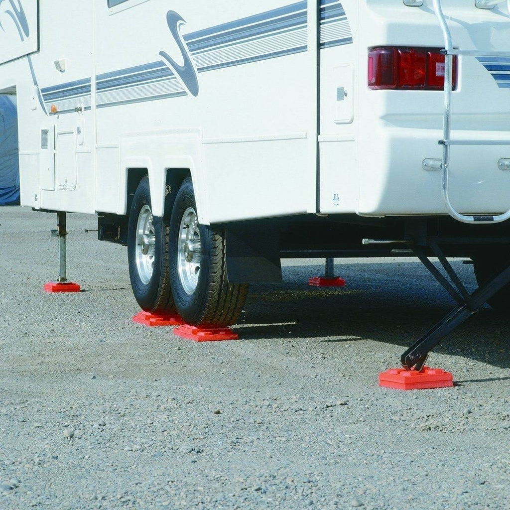 10 Pack Interlocking Leveling Blocks RV Trailer Camper W60081