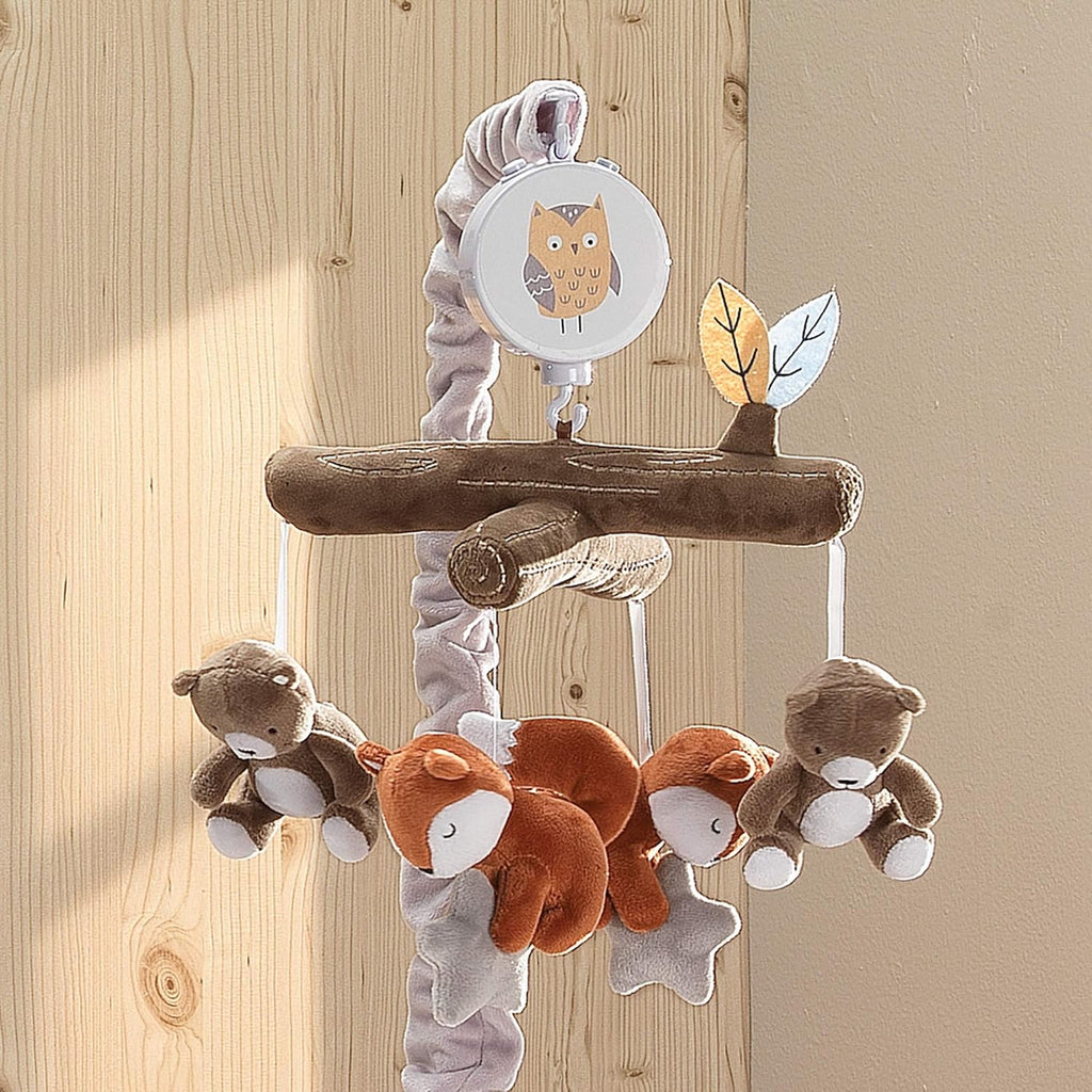 Brown Bear Fox Musical Baby Crib Mobile K56114