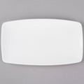 Pearl White Rectangular China Plate 12/Case O435930