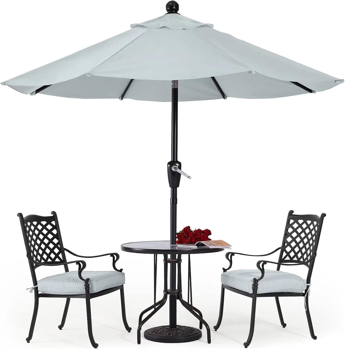 10' Patio Umbrella with Push Button Tilt G180