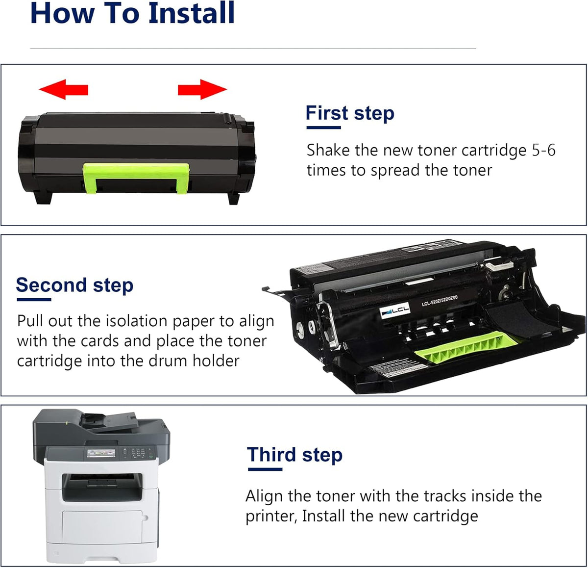 Black Compatible Toner Cartridge Replacement K98194