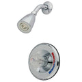 Chrome Shower Combination with Single Acrylic Handle X673