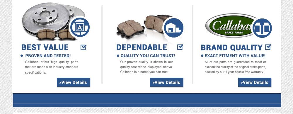 Ceramic Brake Pads with Rubber Shims and Hardware G201