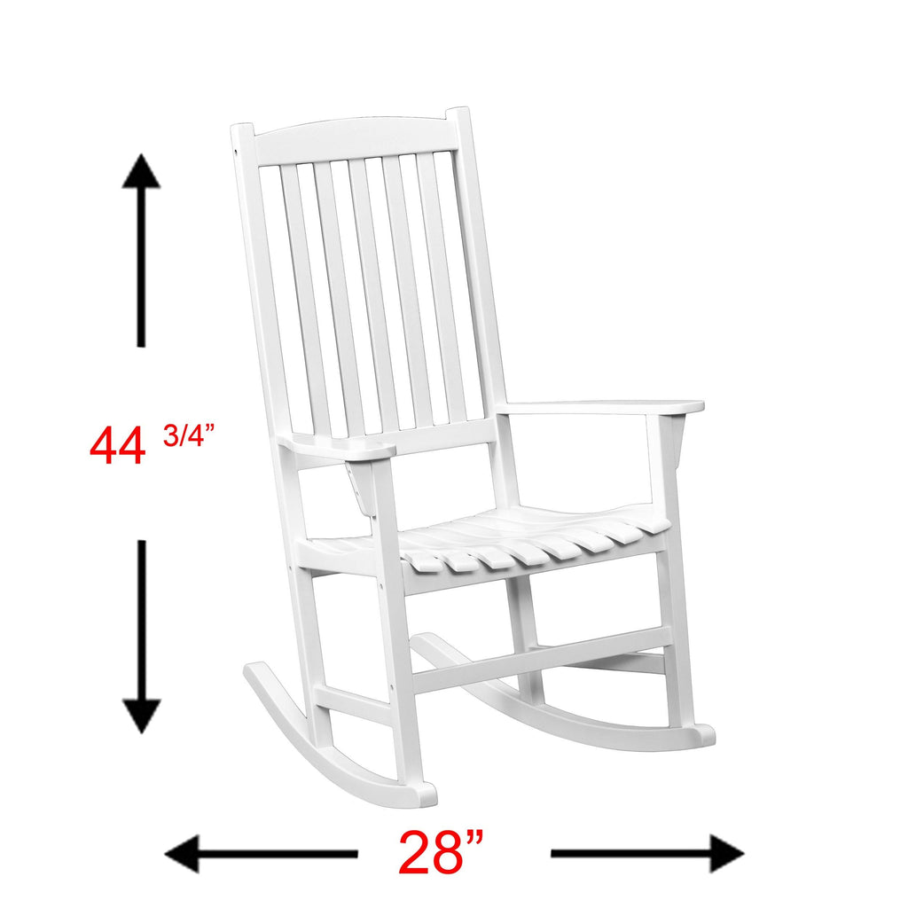 White Eucalyptus Porch Rocker V621442