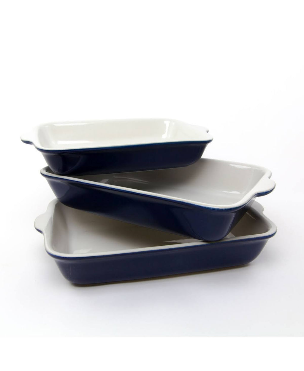 3-Piece White Baking Dish Set J596878