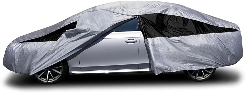 Lightweight Poly 210T Car Cover for Compact Sedans C7067