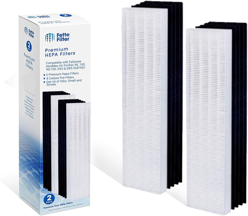 2 HEPA Filters & 8 Carbon Pre Filters Q24937