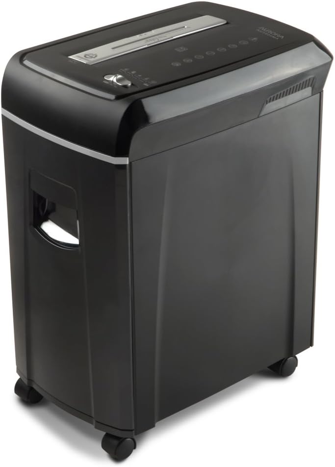 8-Sheet Micro-Cut Paper Credit Card Shredder Black A562