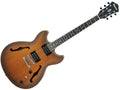 Semi-Hollow Electric Guitar Tobacco Flat F571719