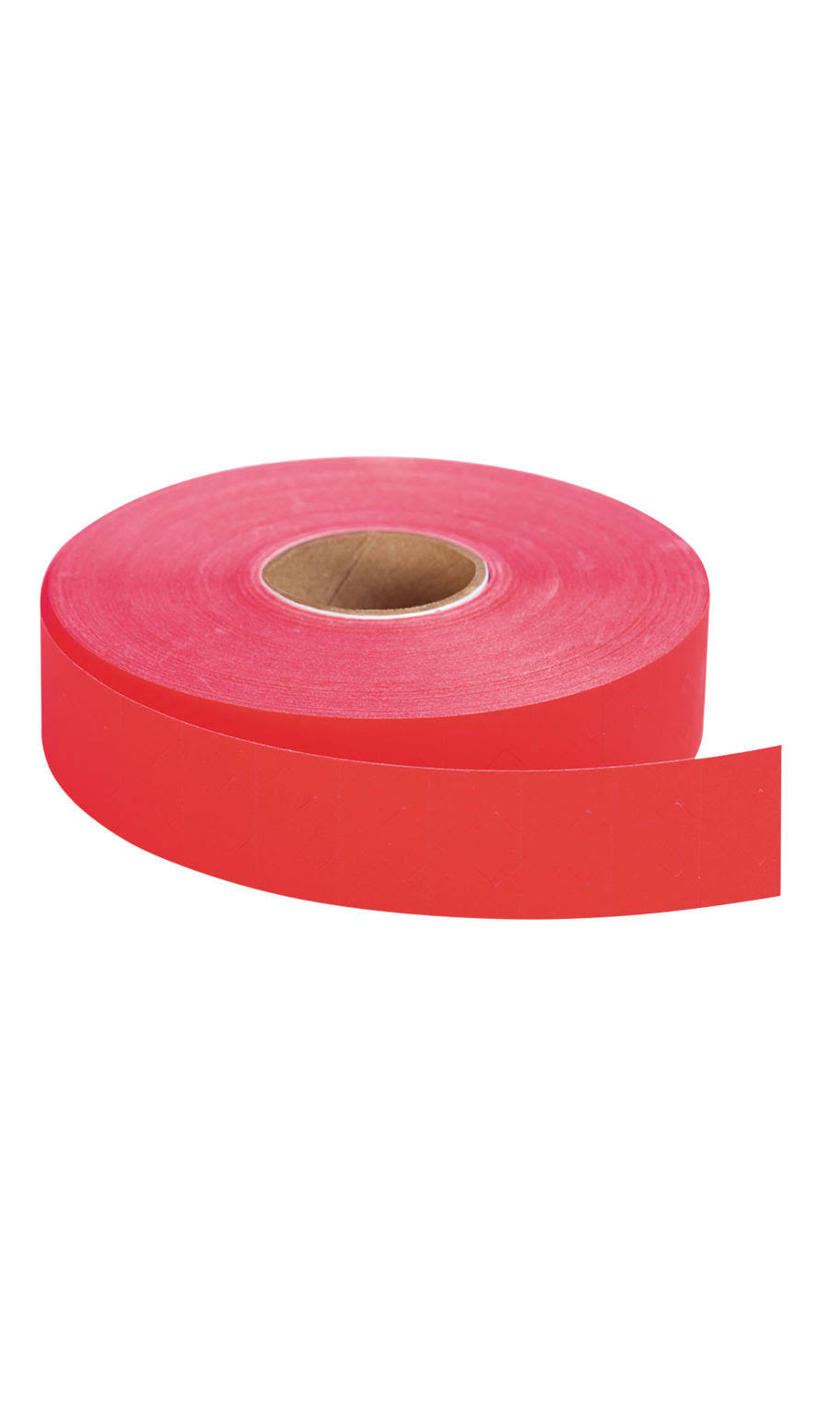 Fluorescent Red Labels 3/8 inch x 3/4 inch 8 Rolls J78436