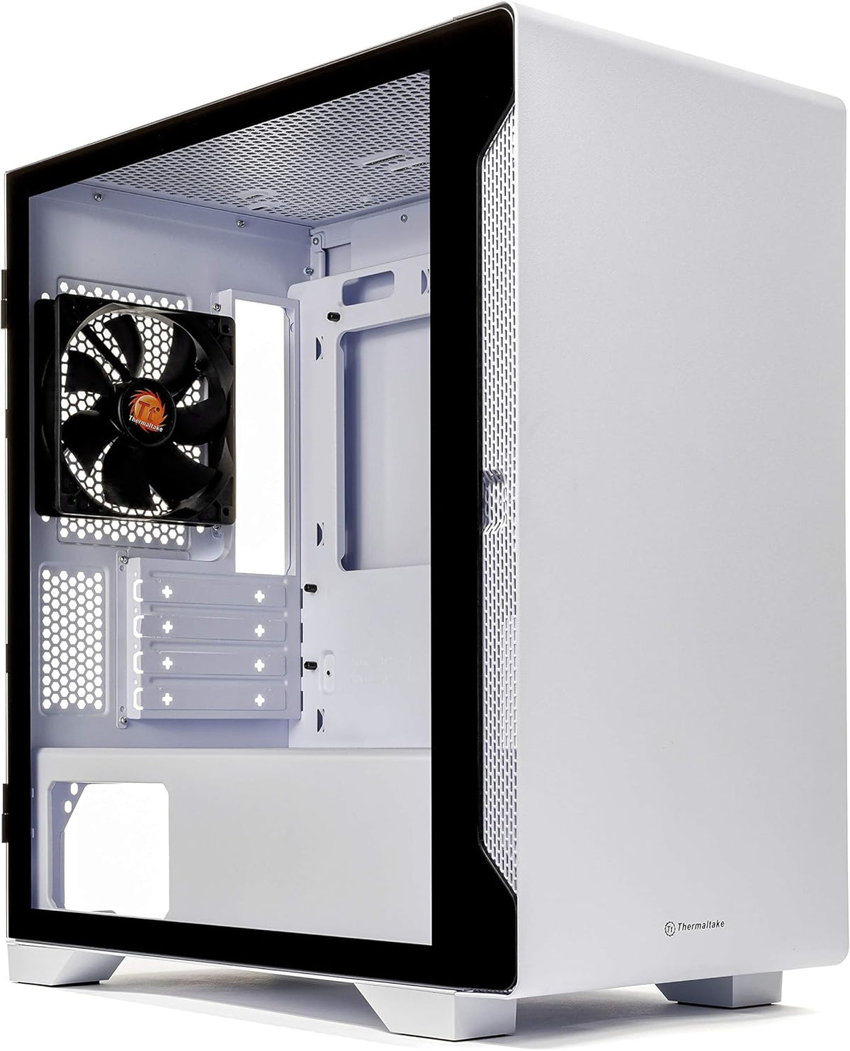 Micro-ATX Mini-Tower Computer Case with 120mm Rear Fan, White F560