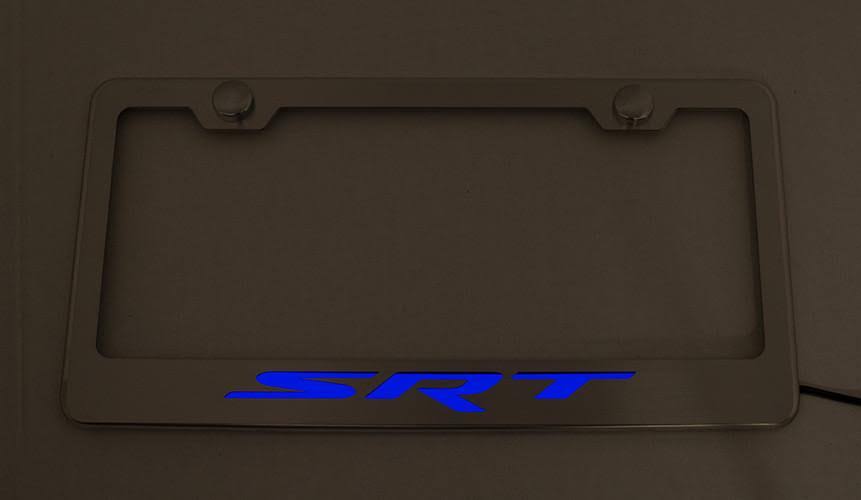 White Rear Tag Frame M3409
