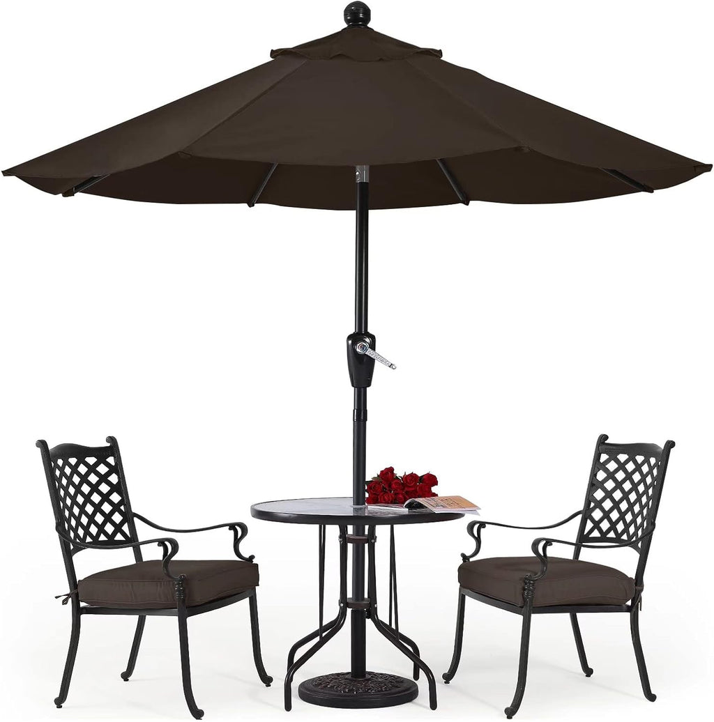 10' Patio Umbrella with Push Button Tilt G180