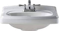 White Pedestal Sink N71501
