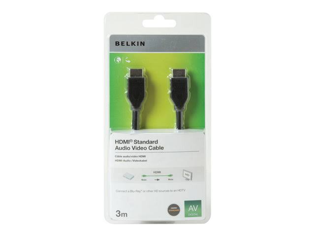 HDMI to HDMI Audio Video Cable 3M, Black Q48094