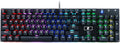 Retro Mechanical Gaming Keyboard, RGB Backlit, Blue Switches, 104 Keys Hot Swappable E76658