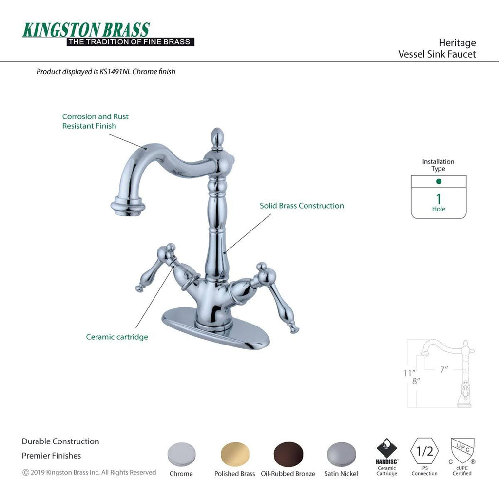 Oil Rubbed Bronze Vessel Sink Faucet E5936