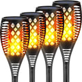 99 Led Solar Torch Light with Flickering Flame, 4 Pack K7129