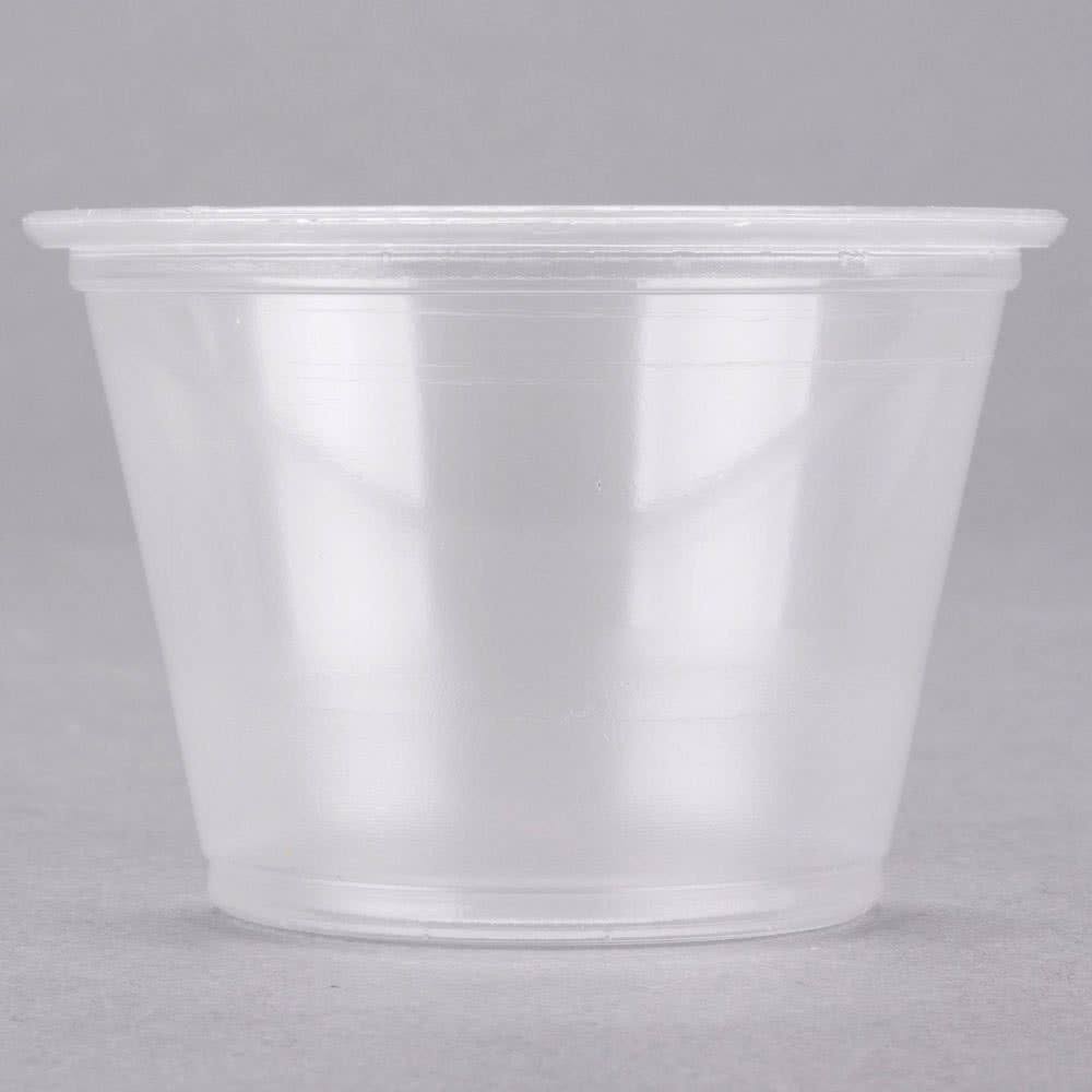 Polypropylene 2.5 oz Clear Portion Containers 250pc F986