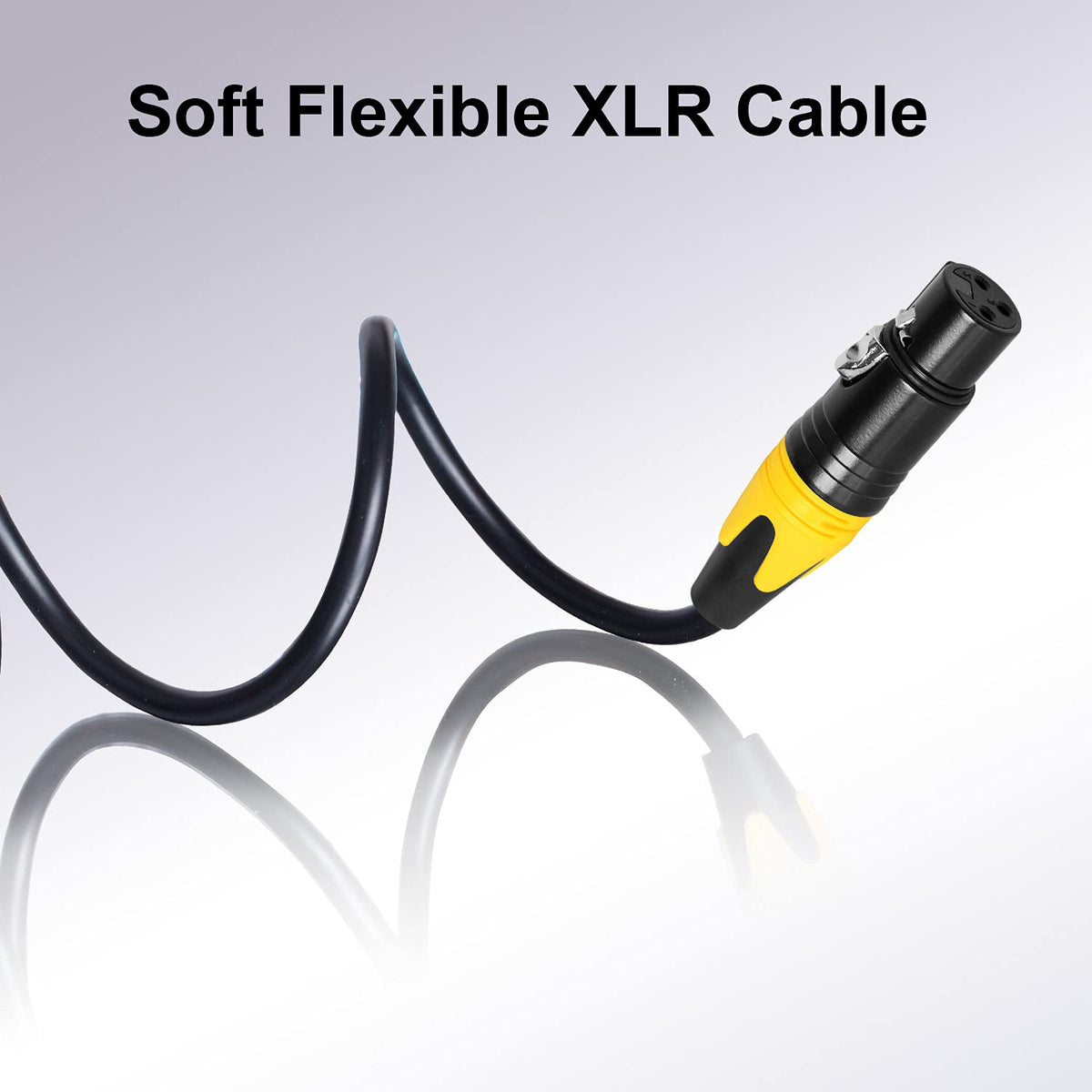 XLR Microphone Cables 25ft 4 Pack T6849