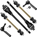 6pcs Suspension Kit Sway Bar Links Tie Rod Ends M3142