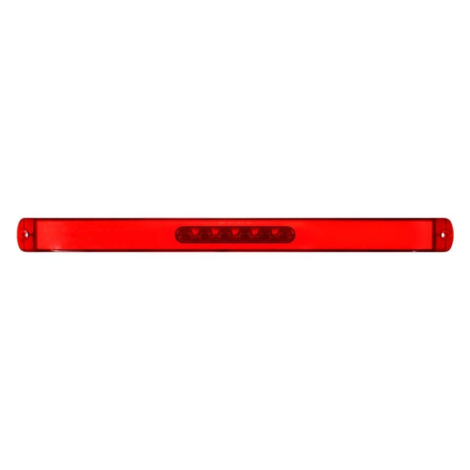 28 LED 17" Stop, Turn & Tail Light Bar Red LED Red Lens X7118