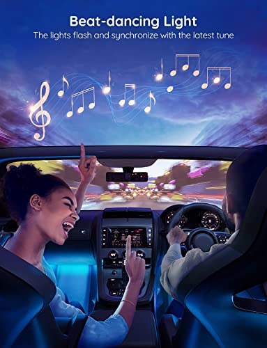 Smart RGB Car Interior LED Lights with App Control A985