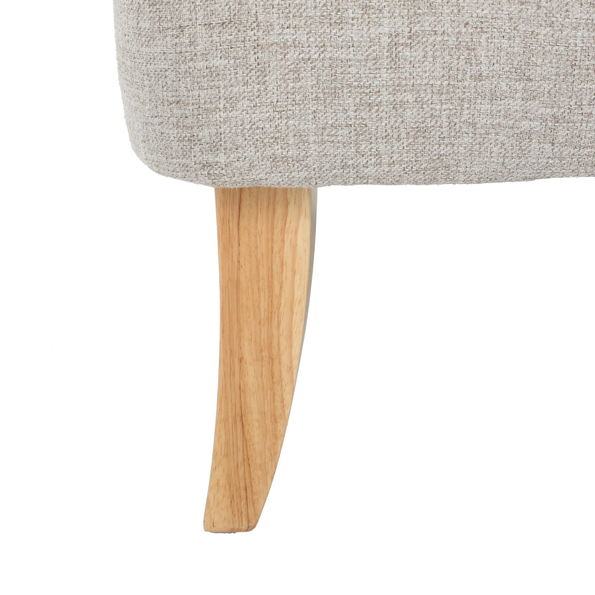 Beige Fabric Loveseat T1864