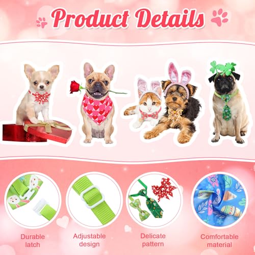 120 Pcs Washable Triangle Dog Bandanas R8382