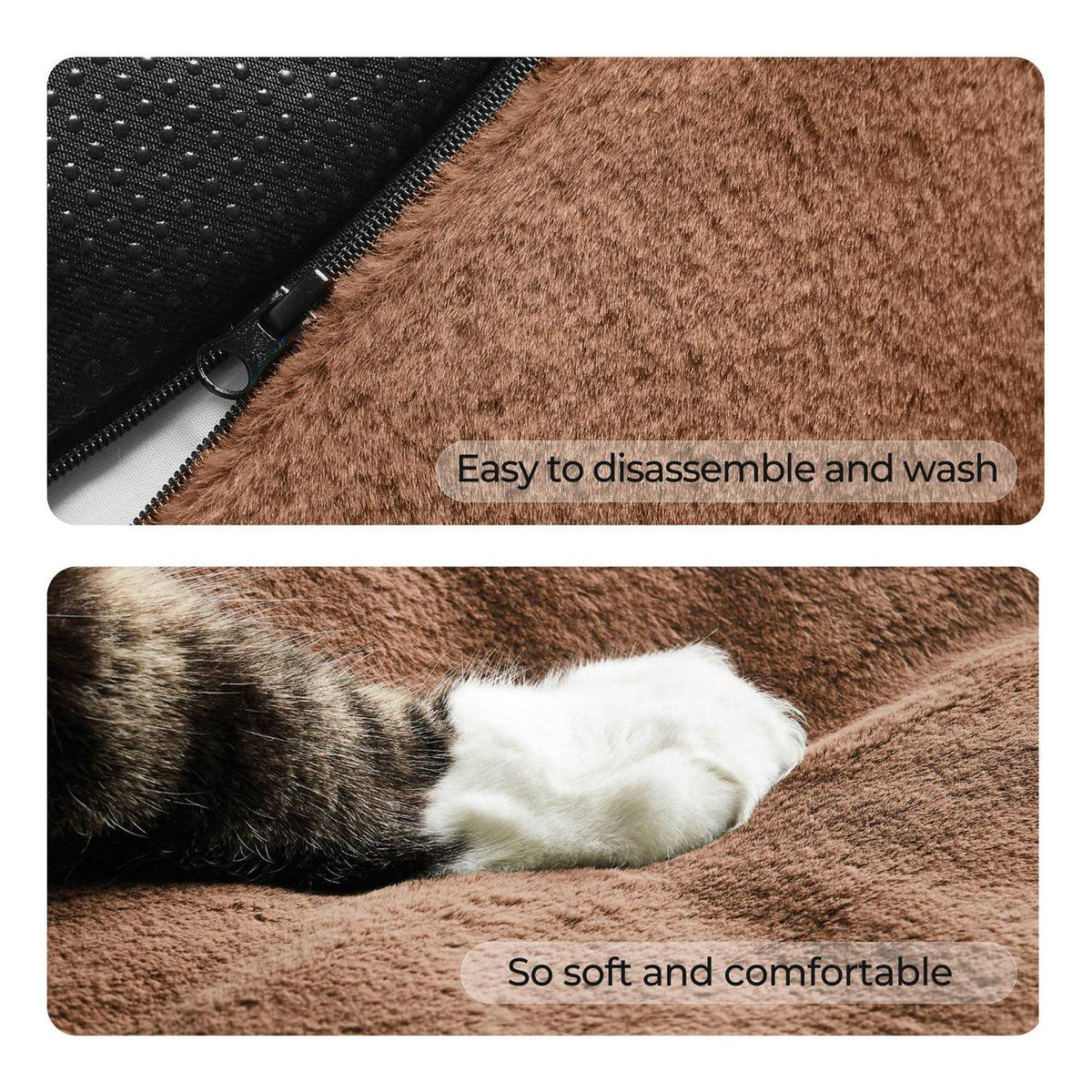 Faux Fur Dog Sofa Cover Bed H327