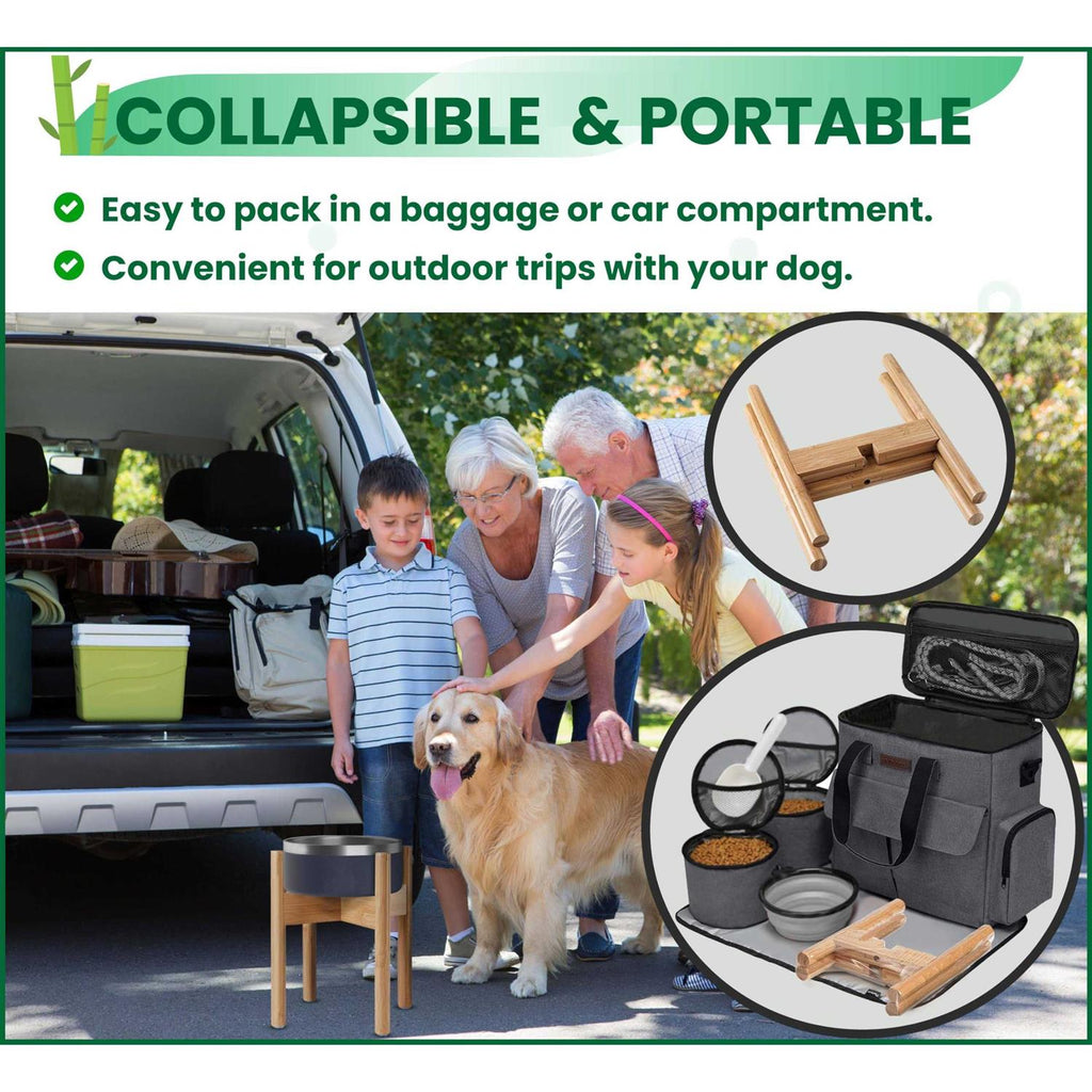 Adjustable Dog Bowl Stand H875267