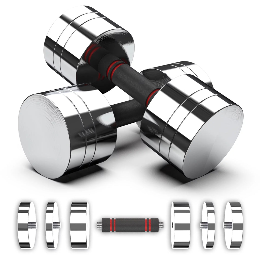Adjustable Dumbbell Set with Foam Handles H89435