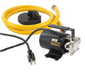 Portable Transfer Water Pump with Suction Hose Black O99395