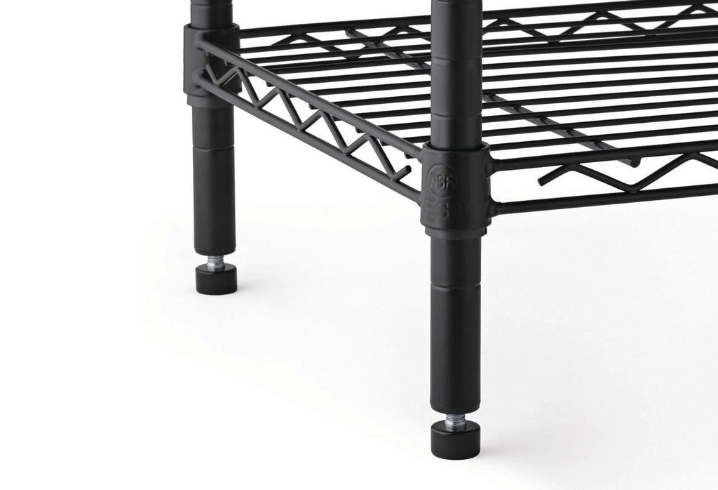 Steel 4-Tier Storage Shelf Unit White C505942